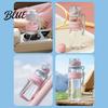 Leak Proof Sports Water Bottle Spray Bottle 750ml Dual-Use Mist And Drink Cup with Safety Outdoor Fitness Drinking Lock Leak-Proof Plastic