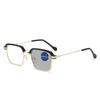 Photochromic Reading Glasses Man Fashion Classic Metal Frame Presbyopic Eyewear Woman Anti Blue Light Far Sight Eyeglasses