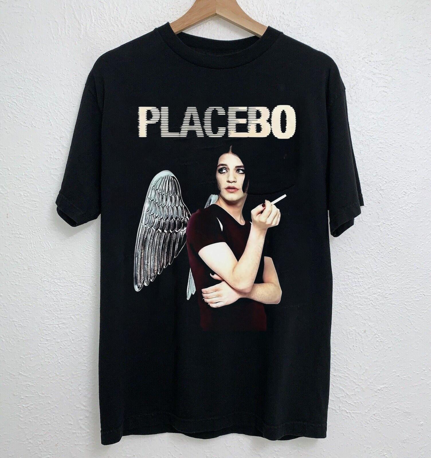 Placebo Band Brian Molko Short Sleeve Black All Size Shirt NZ195 FREE SHIPPING XXXXL
