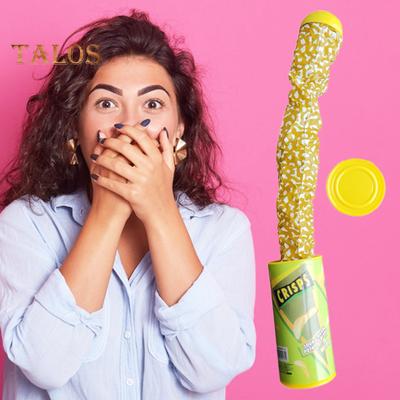 1/3 Pz Regali Scherzo per Bambini Lattine di Patatine Fritte Giocattoli di Patatine Fritte Giocattoli Divertenti e Astuti Regalo Gag Sorpresa Salto Spavento Decorazione per Festa di Pesce d'Aprile Halloween