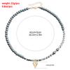 New Y2K Heart Beaded Necklace Women Boho Crystal Class Gravel Clavicle Chain Cool Y2K Choker Exquisite Fashion Jewelry