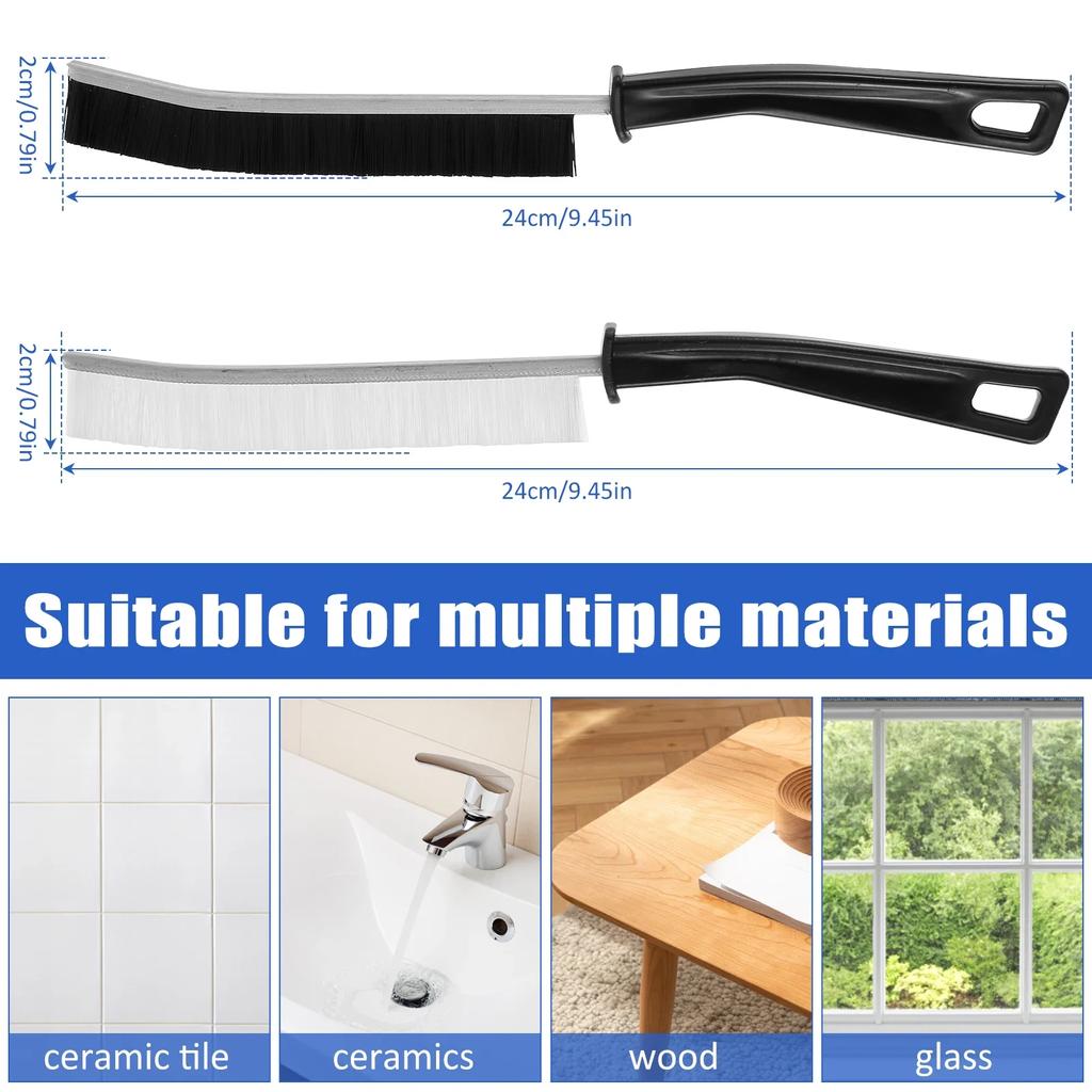 10/20Pcs Hard-Bristled Grout Gap Cleaning Brush Nylon Kitchen Toilet Tile Crevice Cleaner Brushes for Grooves Shower Floor Line