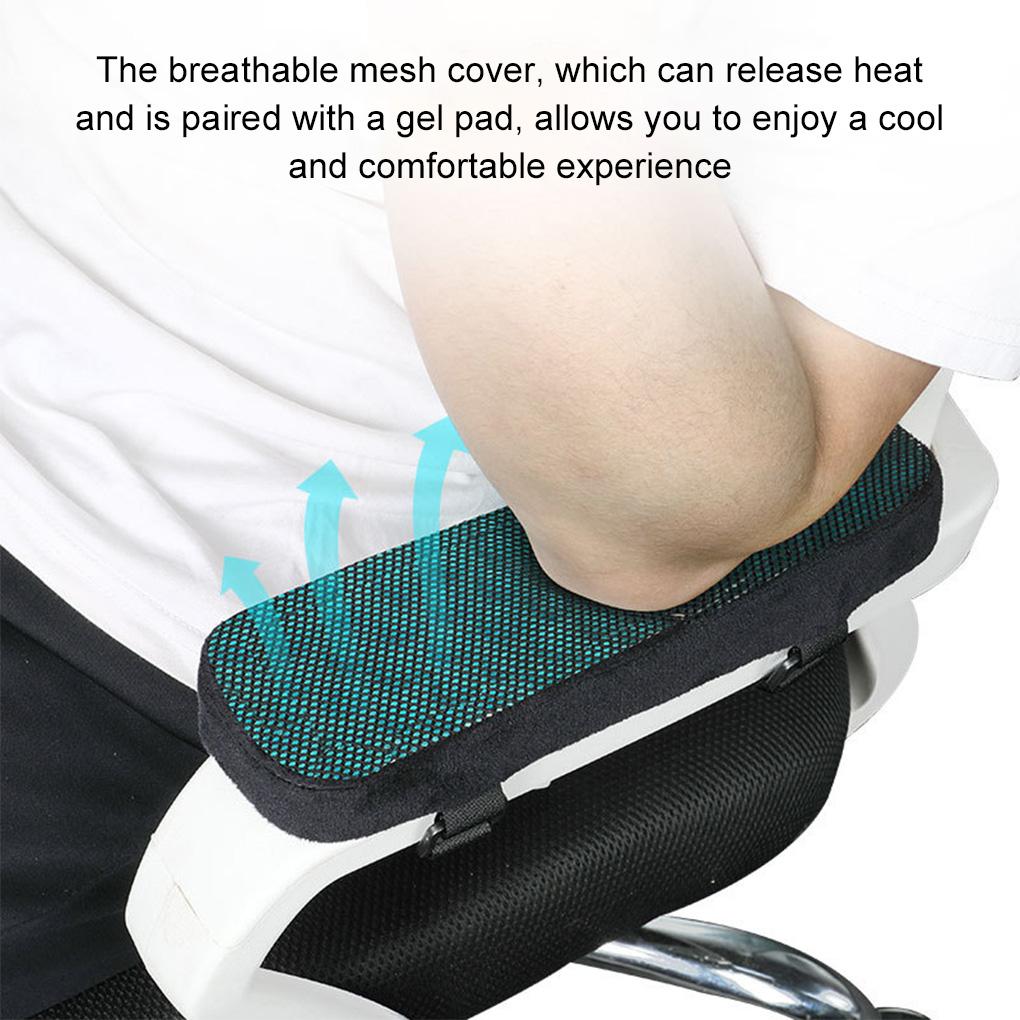 2PCS Soft Armrest Cushion PP Sponge Foam Home/Office Chair Arm Rest Covers Computer Gaming Elbow Cushion,Removable Cushion
