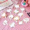 100-Piece Happy Birthday Cake & Dessert Insert Cards for Blessings & Writing