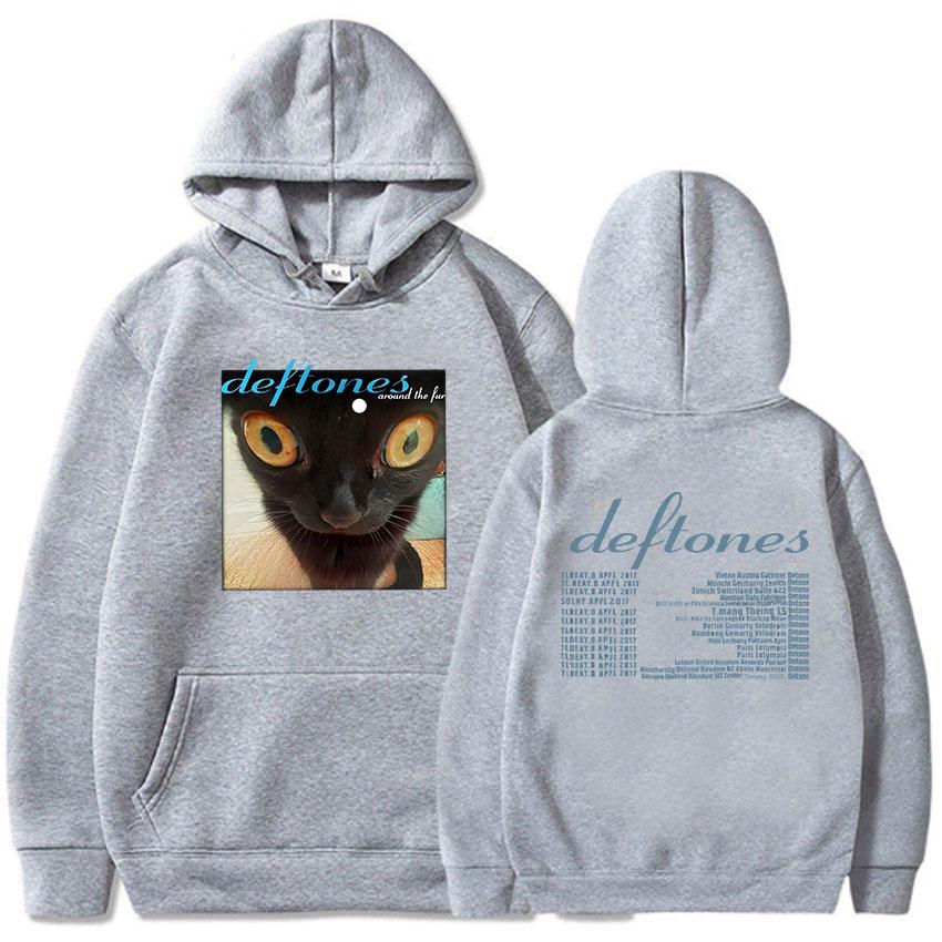 Deftones Hoodie for Autumn/Winter Fashion Comfortable Sweatshirts with Hooded Harajuku Clothing Ropa Hombre Retro Soft Pullovers