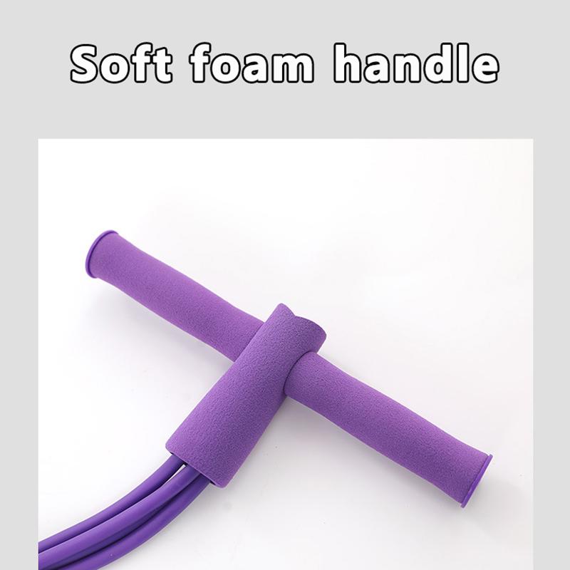 Steigbügel-Zuggerät Elevation Hochelastisches TPE Sit-Up-Hilfen Fitness Yoga Vier Röhren Steigbügel Spannseil