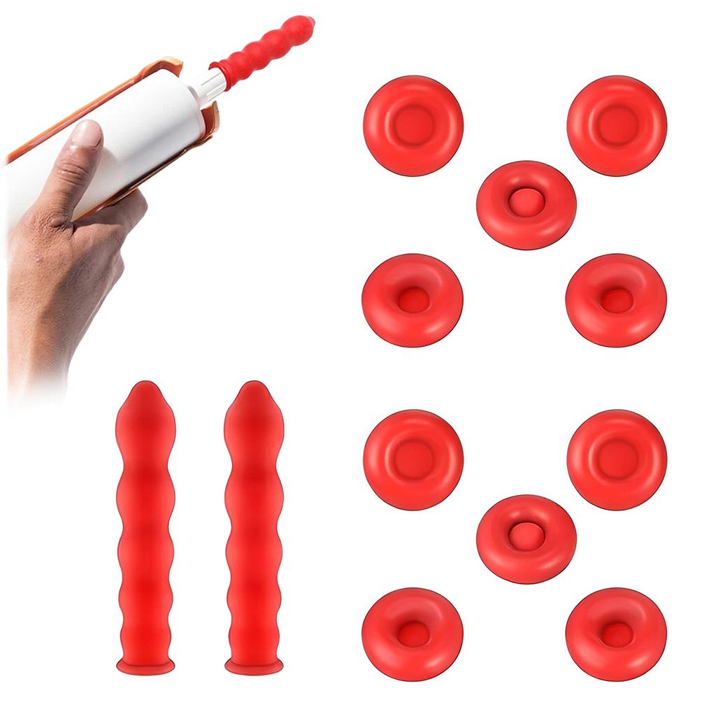Caulking Tube Caps Sealer Glass Covered Latex Material Head Covers for Sealing and Preserving