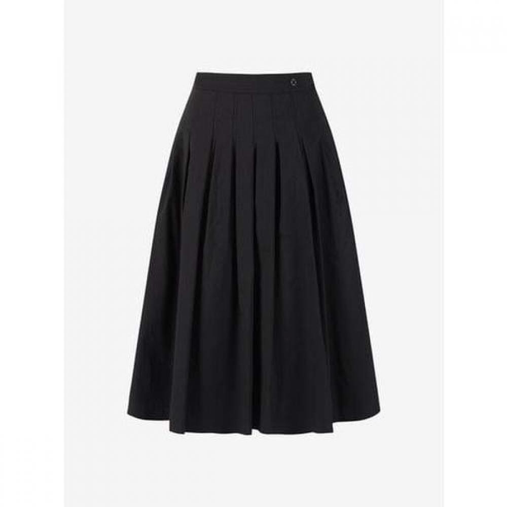 Cc Collect Back Banding Pintuck Flare Skirt  C261msd002 