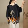 DIMANAF 2026 Plus Size New T-Shirt Women Print Loose Casual Lady Tops Tees Shirts Oversize Summer