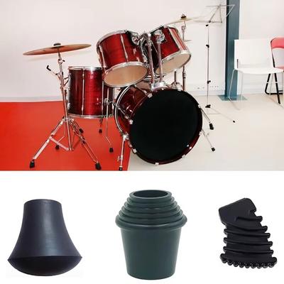 Percussion Drum Parts Drum Feet Slipcover Anti Skid Rubber Feet Cover Floor Tom Legs Cover Chair Foot Component Protector