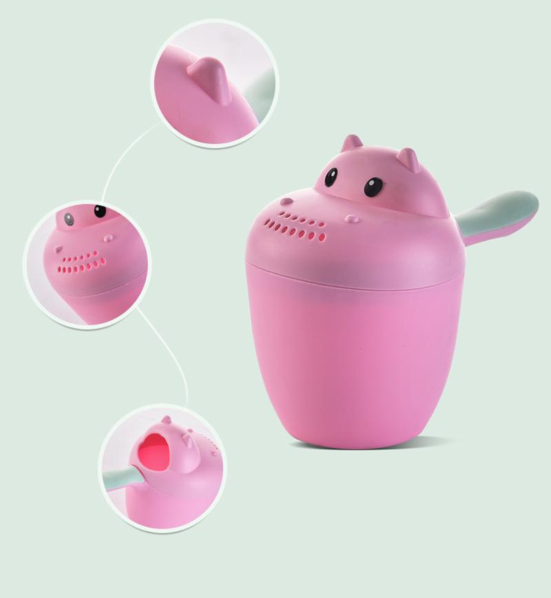 Baby Shampoo Cup, Children'S Shower Head, Baby Bath Spoon, Plastic Bath Water Scoop