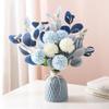 White Nordic Ceramic Vase for Modern Home Decor - Ideal for Flowers, Hydroponics & Wedding Gifts.