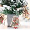 Charming Christmas Tree Hanging Decorations Made Of High Quality Wood For Festivities