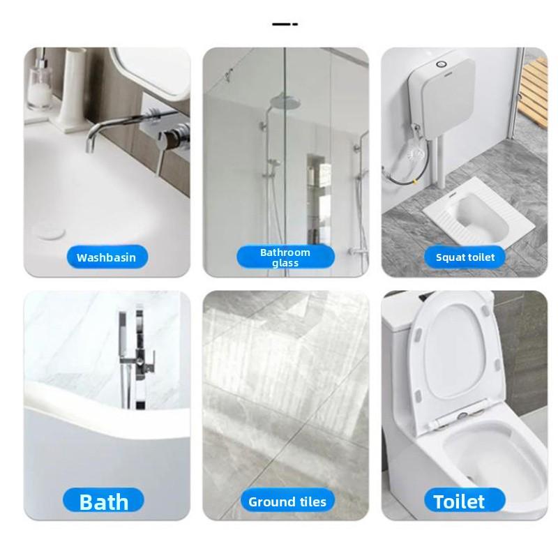 500ml Badreiniger Spray Kraftvoller Spülbecken Kalkentferner Armatur & Spiegel Keramikbecken Fleckenentferner