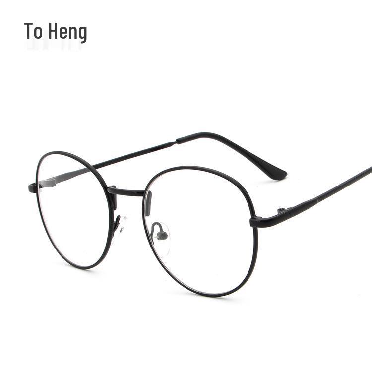 Korean Style Metal Thin Frame Glasses with Retro Design - Model 915 золотой