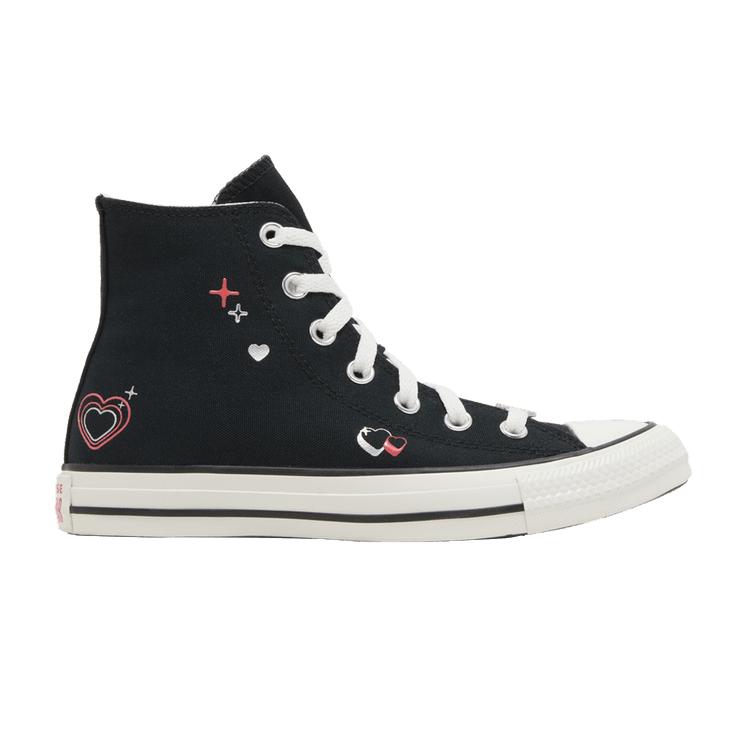 Converse Wmns Chuck Taylor All Star High  Y2K Heart - Black  35