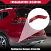 No.265656FV0B Bumper Reflector for Nissan Rogue 2016-2020 / Rear Left Light Reflector Cover Bumper/Durable Plastic / 1Pcs Red