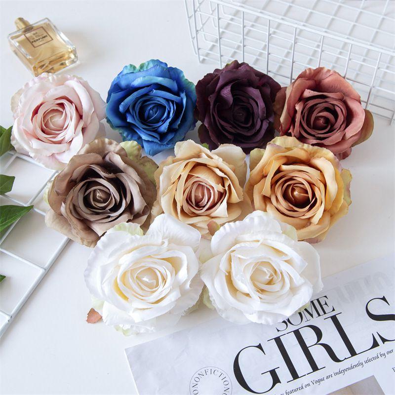 Artificial Flowers Silk Roses Hotsale Festival Home Vase Outdoor UV Protection Garden Arch Wedding DIY Gift Box Cheap Decoration