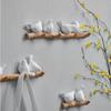 Păsări din rășină Montat pe perete Umeraș pentru păsări din rășină pentru haine Suport cârlig pentru prosoape Raft Decor pentru cameră