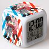Versatile Darling In The Franxx Multi-function 7color Digital Alarm Clock With Classic Appeal