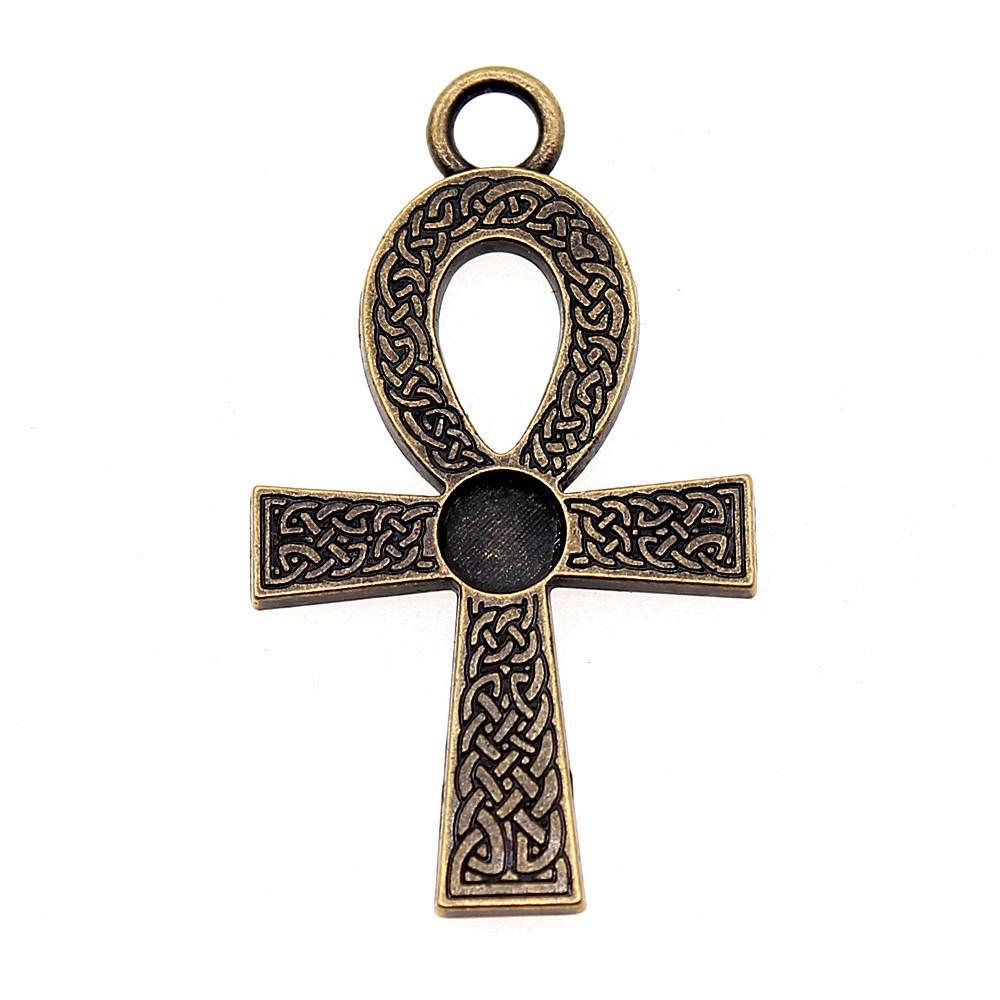 Ankh Kreuz Anhänger Antike Legierung Anhänger Für Ägyptisch Themen Schmuck