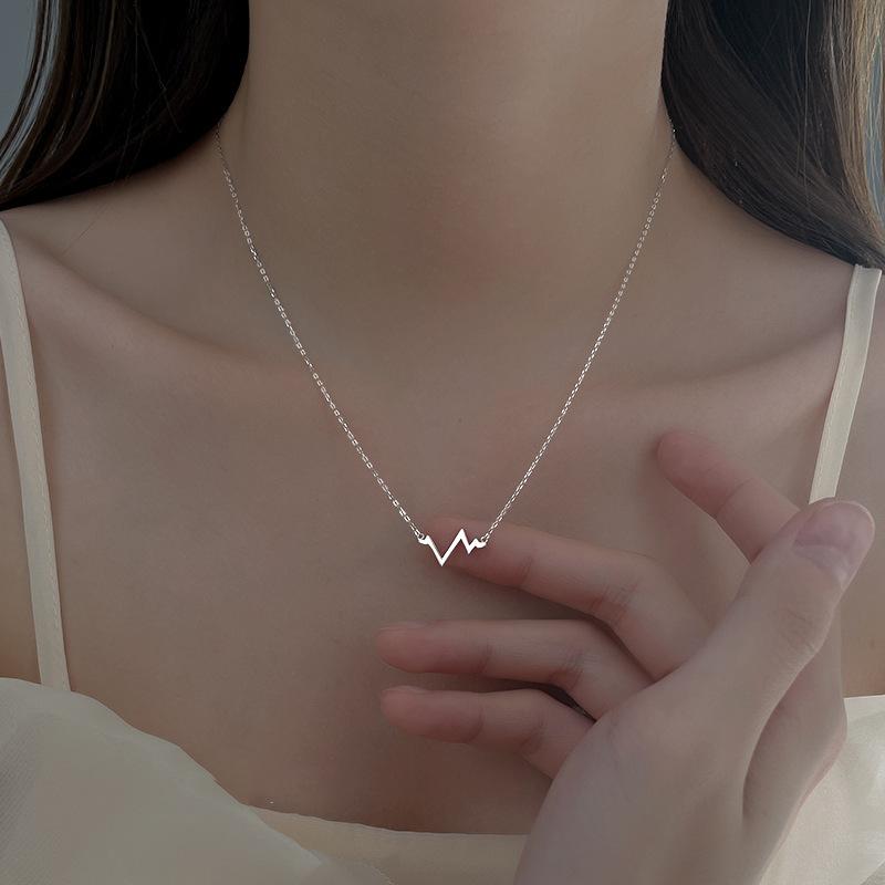 Kobiety Srebrny Naszyjnik Geometryczny Motyl Kwiat Wielostylowy Łańcuch Obojczyka Biżuteria Akcesoria