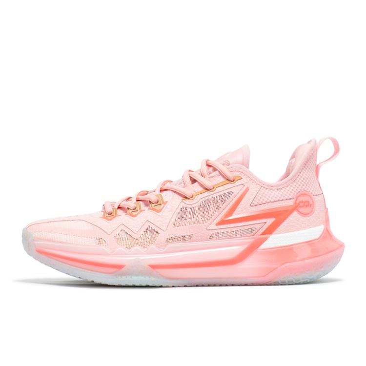 New 361° Big 3 Future The People Are Very Good Cushioning Anti Slip And Wear Resistant Low Top Basketball Shoes Men's Pink 672411114-8