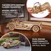 Ugears Sports Car Rabbit Mouse 70202 Wooden Puzzle Craft Model No Glue or Tools Required for Adults and Children