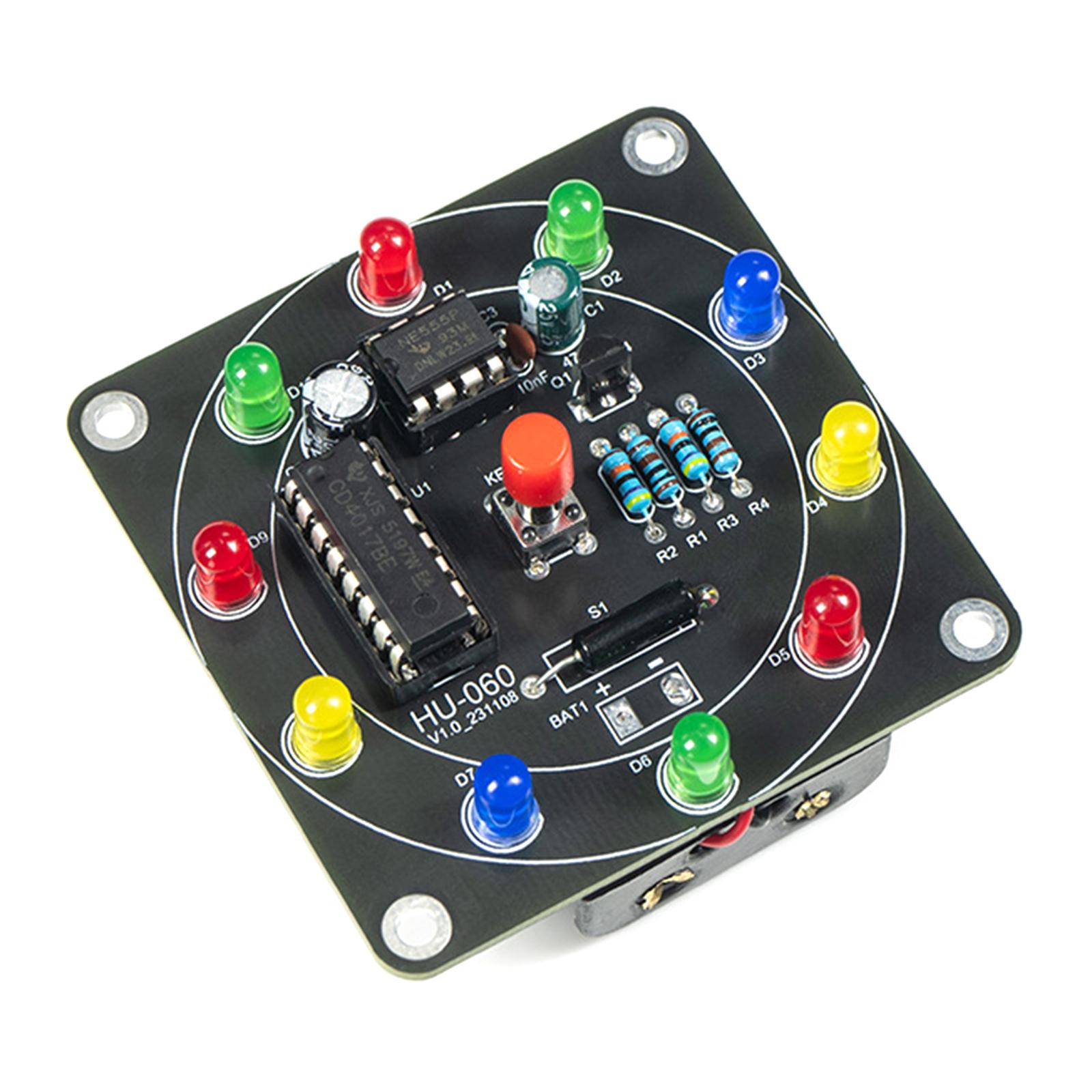 

Hands On LED Spinners Prize Wheel Kit for Family DIYer Activity and Makerspaces, Home Entertainment and Maker Workshops