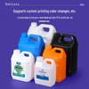 5L HDPE Translucent Plastic Square Bucket