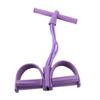 4 Tube Elastic Pull Rope Sit Up Training Pedal Resistance Band   Stretching Fitness Equipment