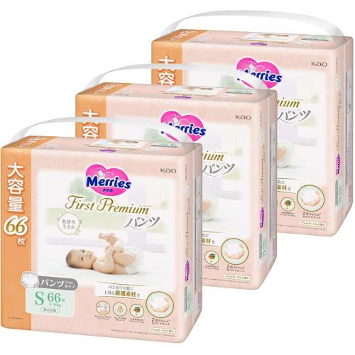 

[Pants S size] Mary s First Premium Pants (4-8kg) 198 pieces (66 pieces x 3 packs) Case item Double soft cashmere touch