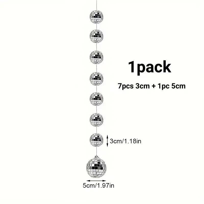 

1 Набор Креативные Диско Украшения Пластиковый Шар Зеркальный Шар Украшение Диско Шар Украшение 10x10x5см