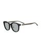 Polarized UV for Outdoor Activities [Zoff] Boston-style 2-way Glasses/Sunglasses (Polarized) (Black - ZC201G02_14E2) NIGHT&DAY Lenses, Anti-Slip,