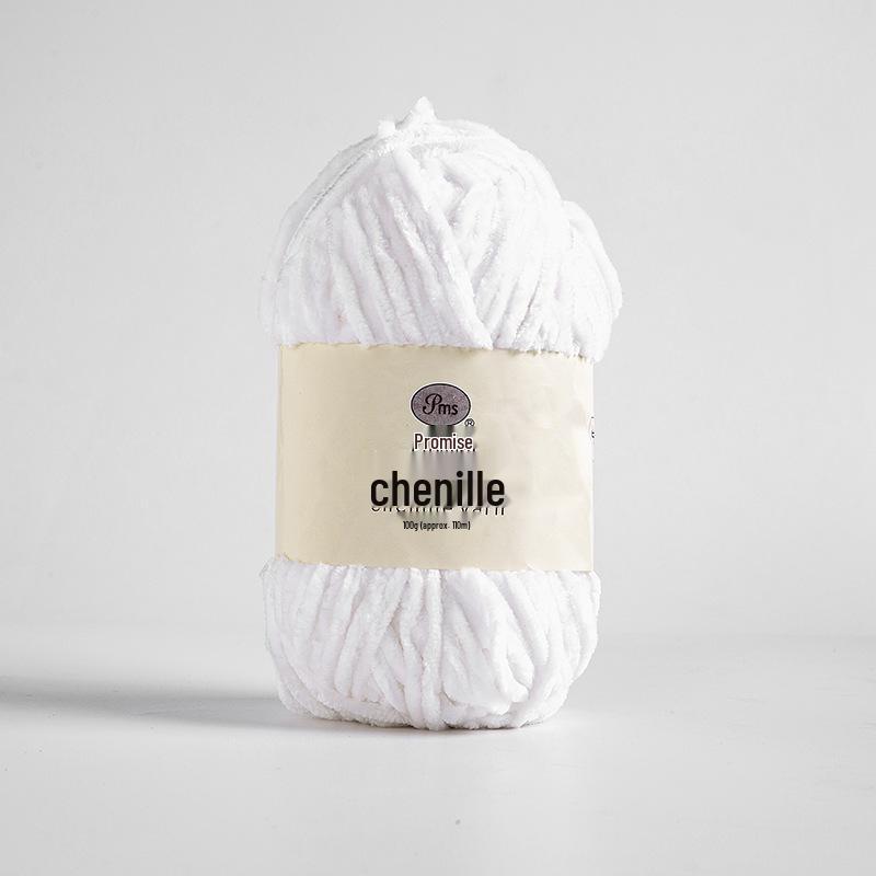 Chenille Golden Velvet Yarn for DIY Scarf, Teddy Bear, Snowdrop Crochet, Slippers