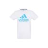 Letter Logo Printed Breathable Sports Running Crew Neck Short Sleeve T-Shirt American Vintage Men Tops White Blue ADICTT-WBU-1