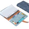A6 PU Leather 6-Hole Planner with Cash Envelope and Notebook Inserts