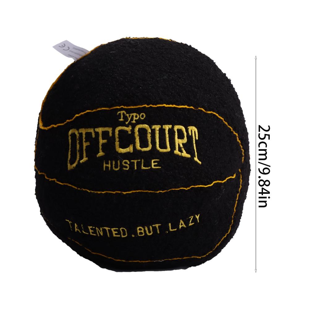 25CM Basketball Plush Pillow Soft Trendy Gift for Kids Boyfriend Home Decoration Birthday Present