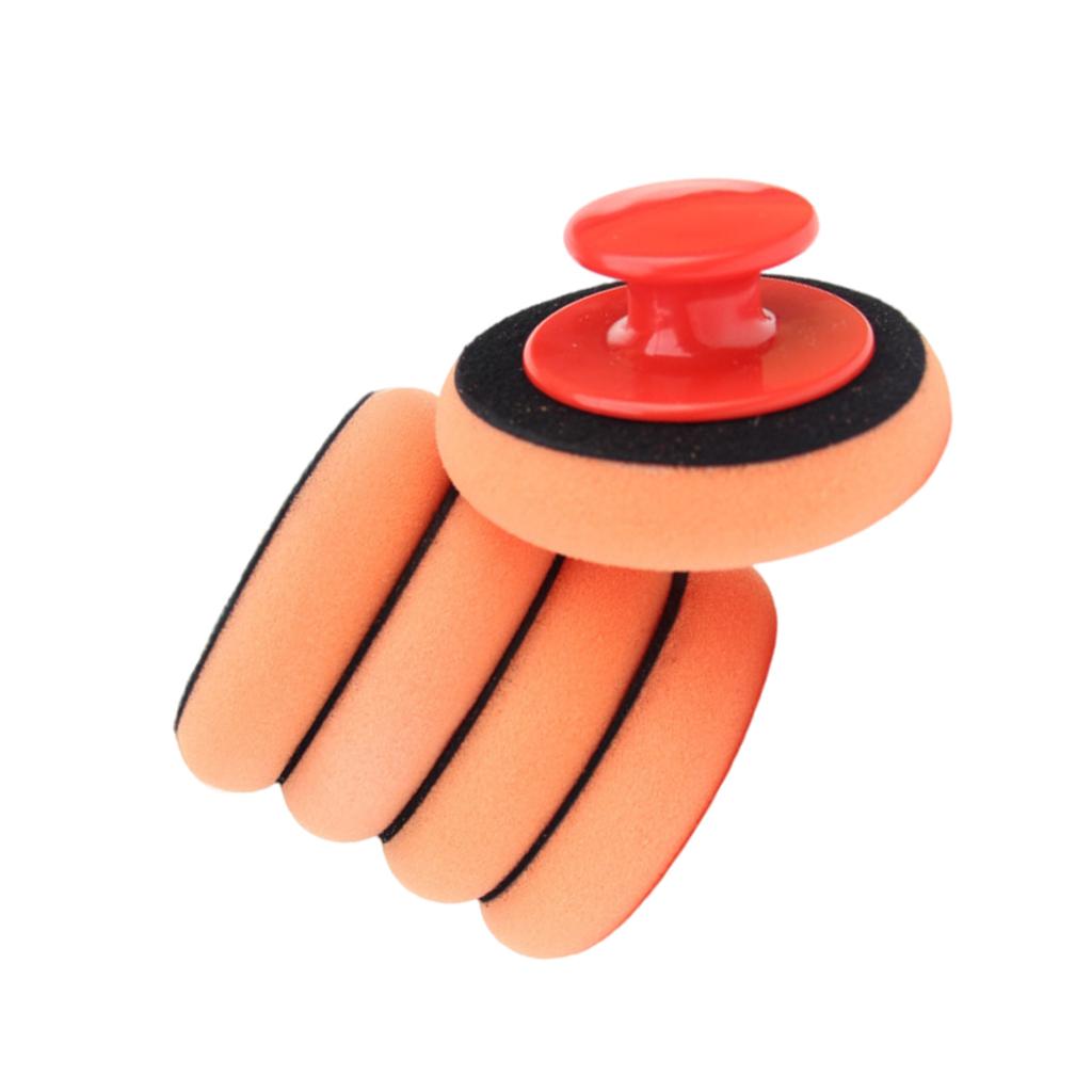 Polishing Pad Polishing Foam Car Wax Applicator Pad Car Beauty Wax Sponge Polisher Detailing Buffing Pads Hand Polisher