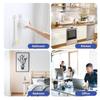 Wall Hooks Adhesive Mounting Acrylic Nodrill Strong Hold For Home Organization