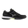 Mizuno Wave Claw 3 Badminton Club and Gym Black x White x Size 4E Shoes, Use, Lightweight, Cushioned, Yellow, 25.5 cm,