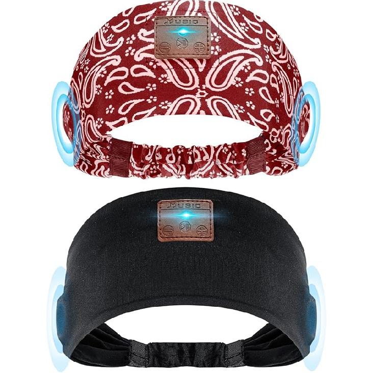 2-Pack Sleeping Headphones, Headband Headphones with Ultra-Thin HD Stereo Speaker, Bluetooth Headband for Sports, Workouts, Insomnia, Yoga, Air