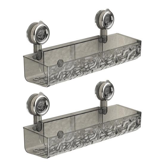 Rack Transparent Thick Triangular Rectangular Shape Punch-free Anti-slip Strong Suction Great Load