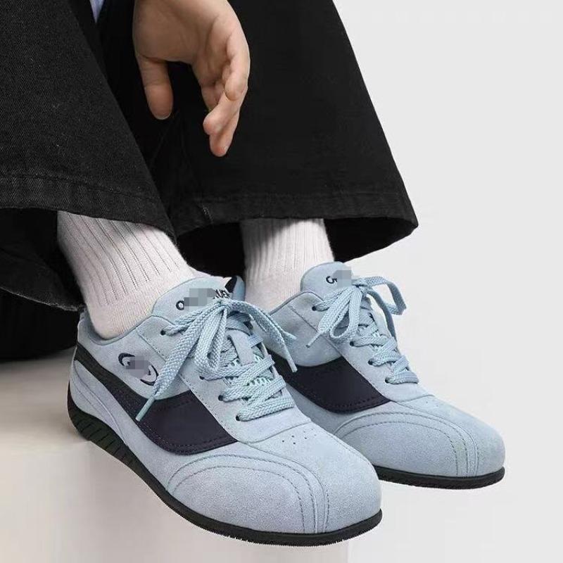 

Women s autumn new blue casual and lightweight niche design breathable trend board shoes 44 синий