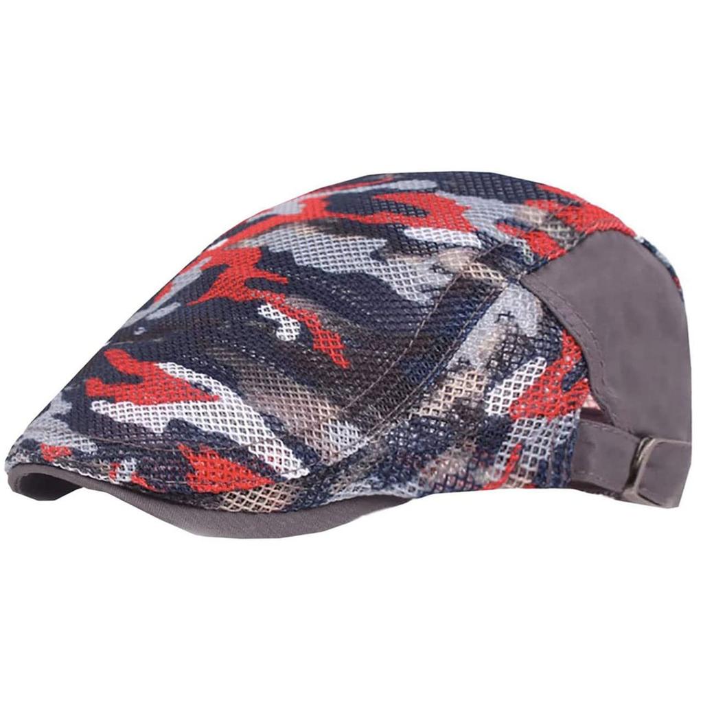ONE LIMITATION Mesh Camouflage Hunting Cap Hat Sports Lightweight Hat CP056 Men's (2.Gray)