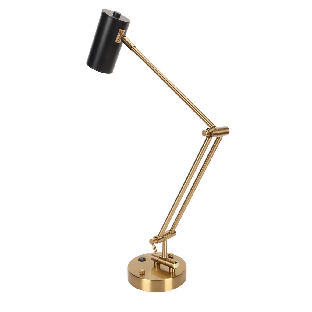 Wall Sconce Swing Arm Plug In Modern 3000K Warm Lighting Button Control with E27 Bulb LED Wall
