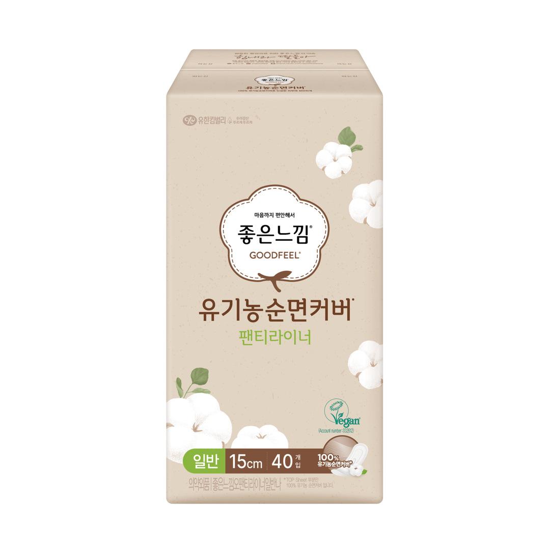 

Подкладка из органического хлопка Good Feel, 6 видов, выберите 1 (Длинный / Обычный / Супердлинный) Liner Organic Cotton Regular 40