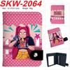 KPop Demon Hunters Wallet Vertical Snap Button Double Layer Card Holder Coin Purse Portable 1pcs