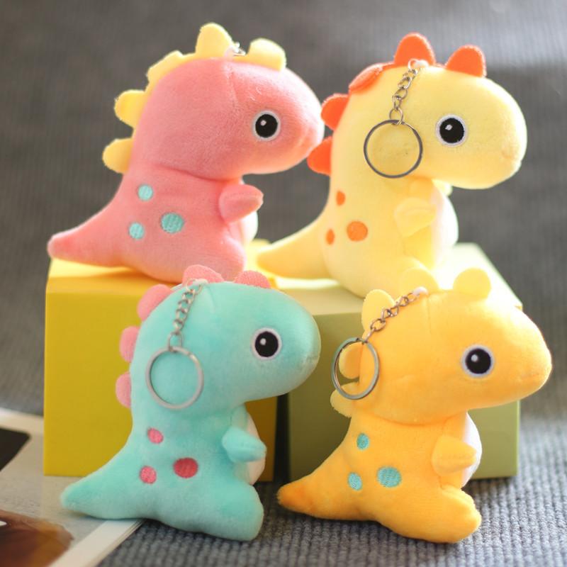 Cute Dinosaur Stuffed Animal Pendant With Pp Cotton Filling For Backpack Decor