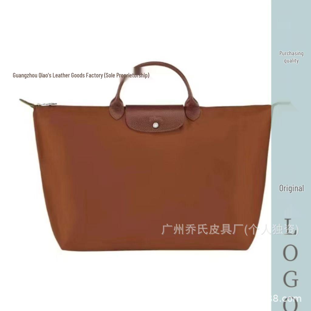 Wysokiej jakości Wodoodporna Torba Tote z Nylonu z Wkładką Smoka - Unisex Duża Pojemność Torba Podręczna na Ramię i na Krzyż